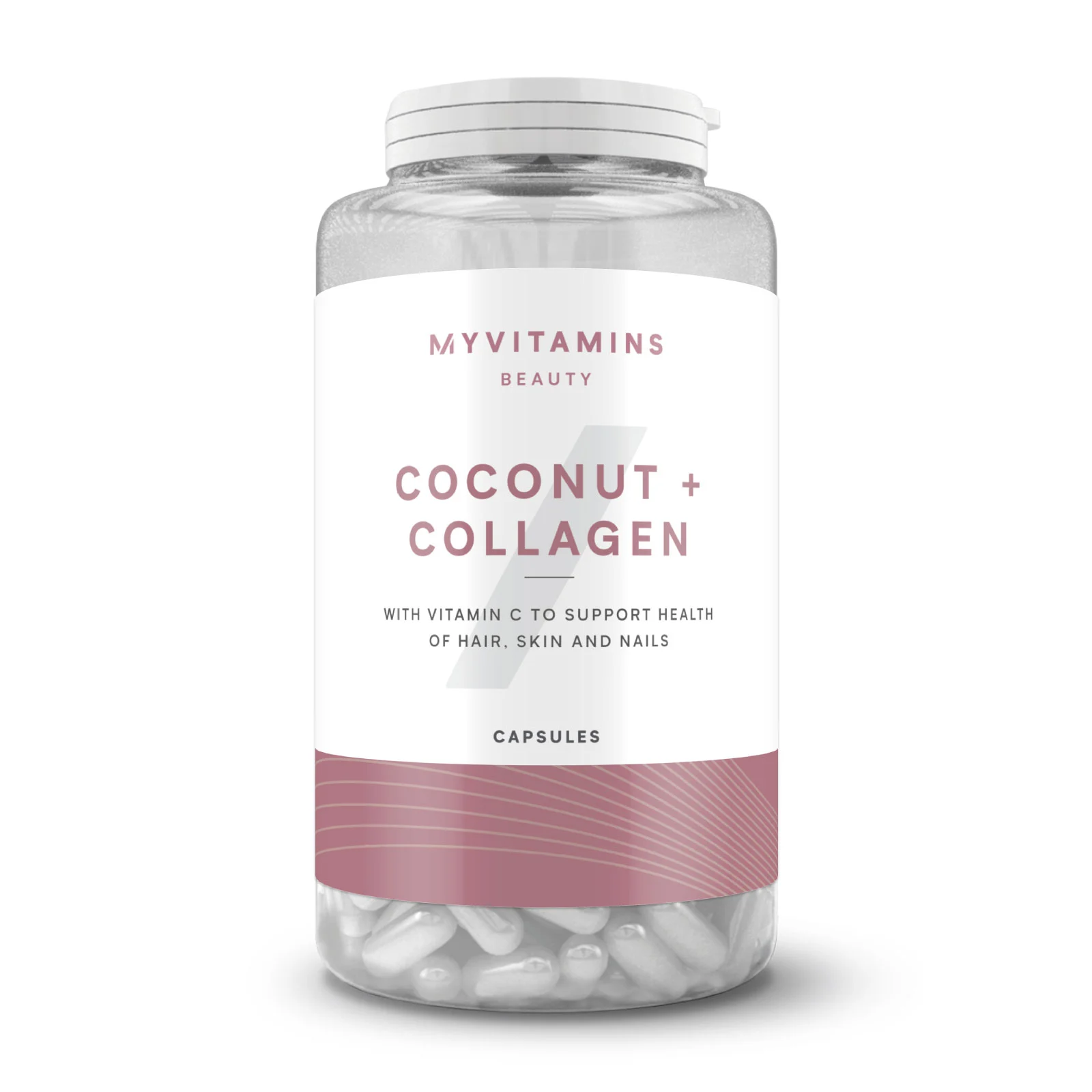 Cápsulas de Coco e Colagénio - 60 CAPSULES - 30servings Imagem 1