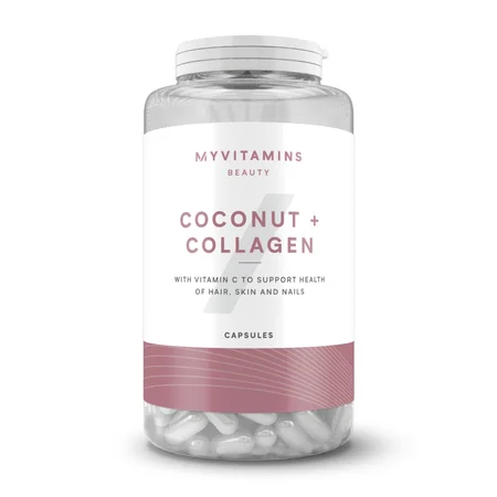Cápsulas de Coco e Colagénio - 180 CAPSULES - 90servings