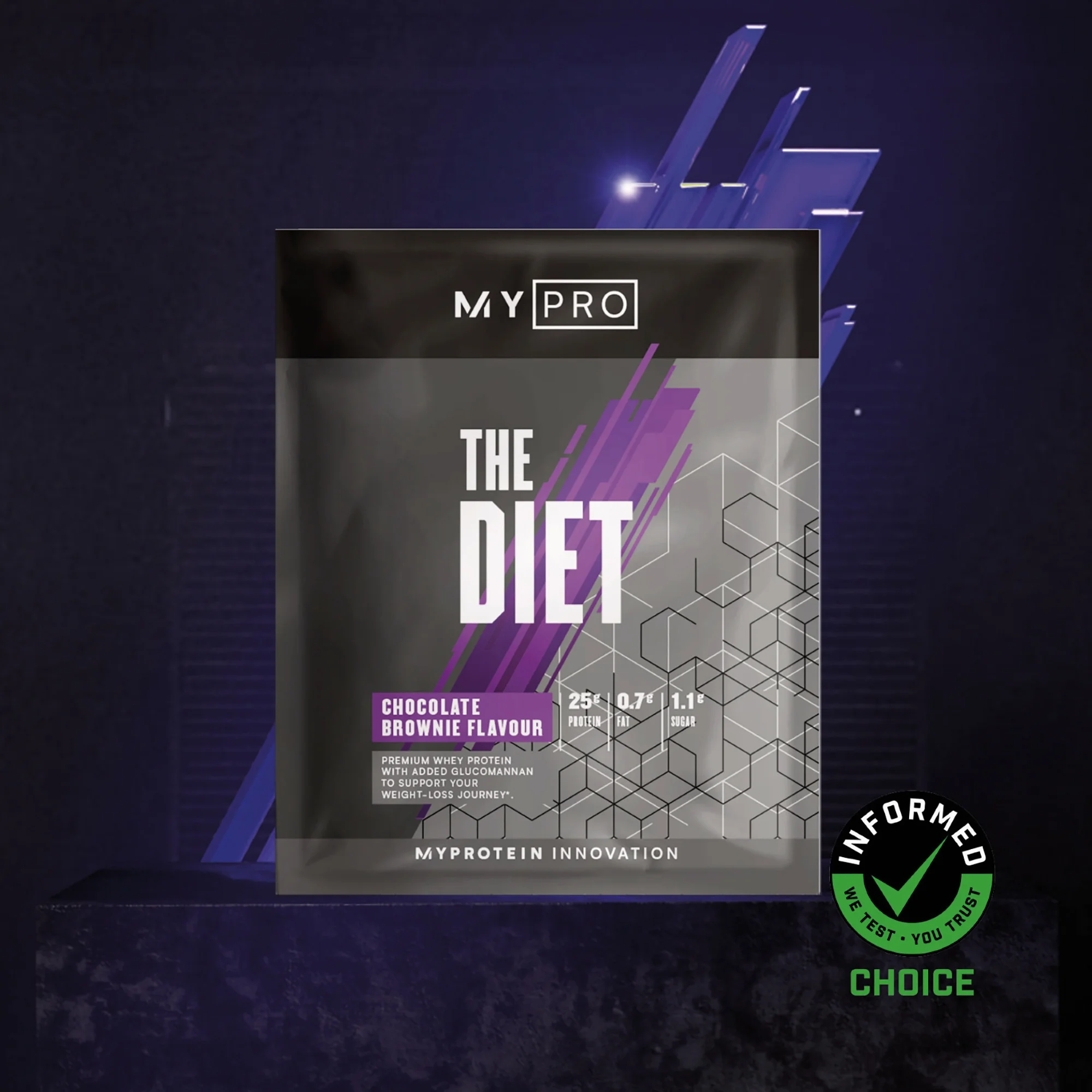 THE Diet (Amostra) - 34g - Chocolate Brownie Imagem 1