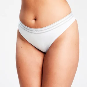 Tanga sem Costura da MP para Senhora - Branco - Size XXS