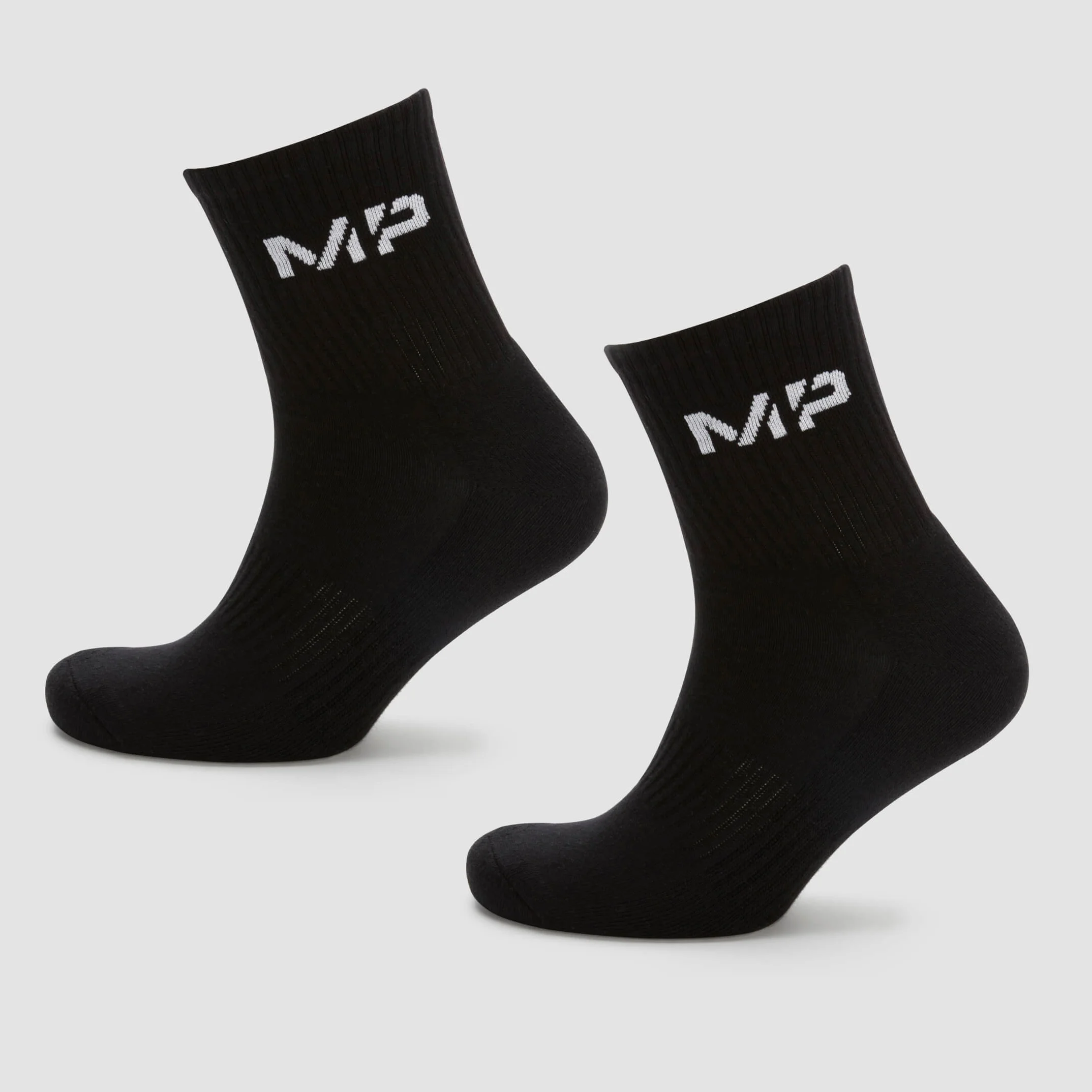 Meias de Cano Médio Essentials para Homem da MP - Preto (2 pares) - UK 6-8 Imagem 1