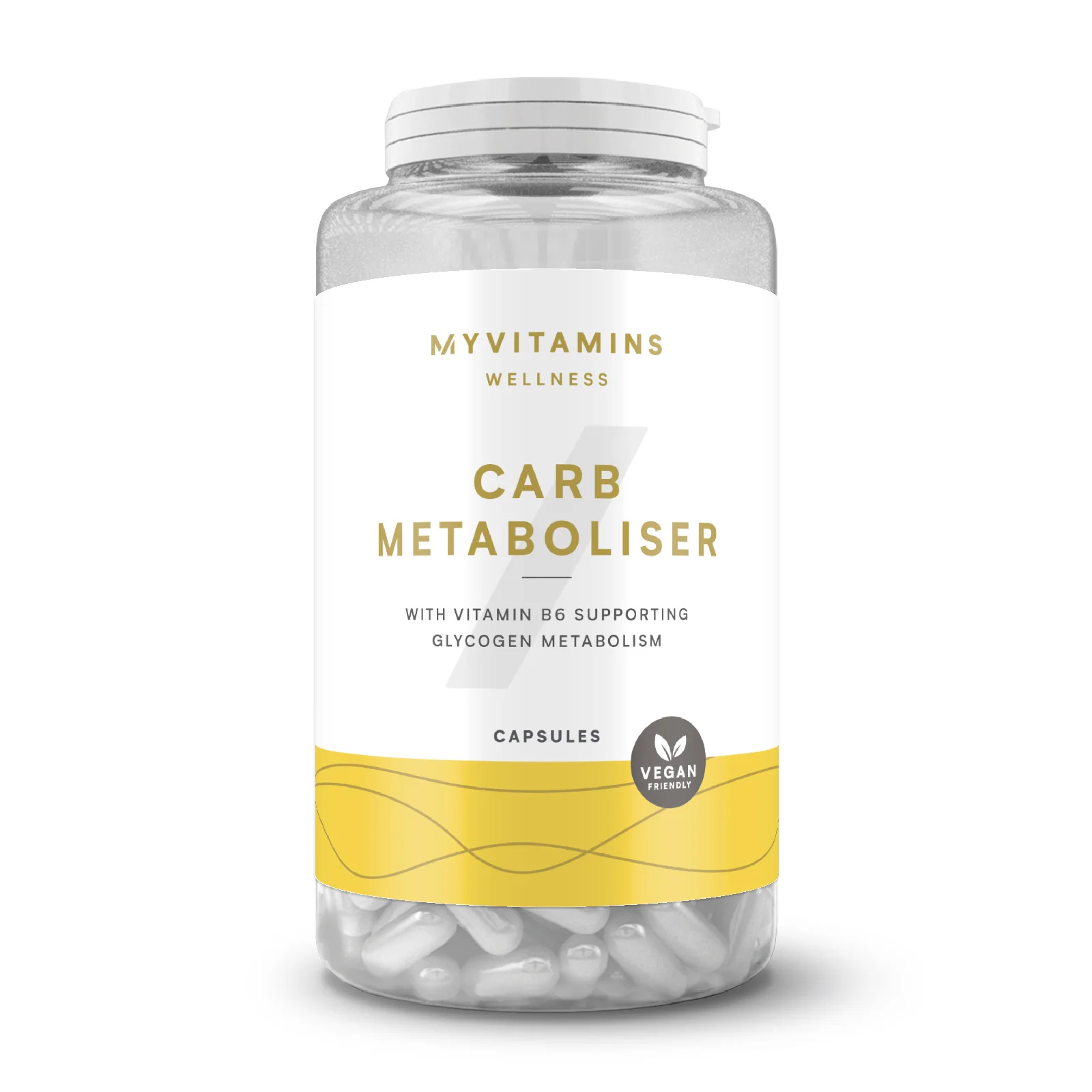 Myvitamins Carb Metaboliser - 90capsules - Pote Imagem 1
