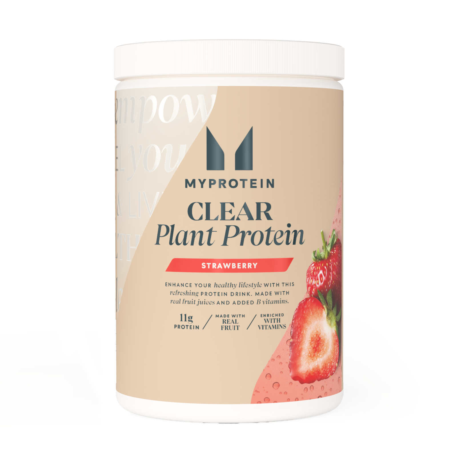 Proteína Clear Vegan - 20servings - Morango Imagem 1