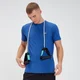 T-Shirt de Manga Curta MP Performance - Cobalto/Preto