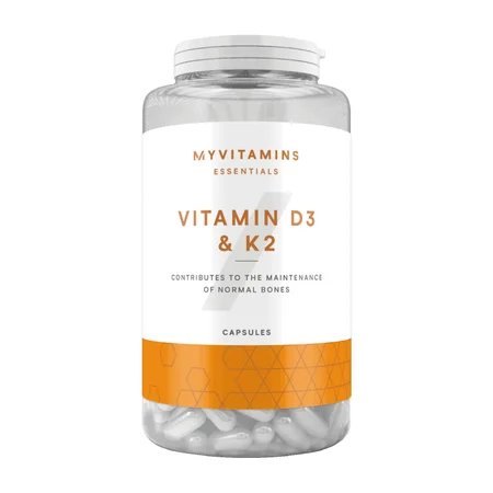 Cápsulas de Vitamina D3 e K2