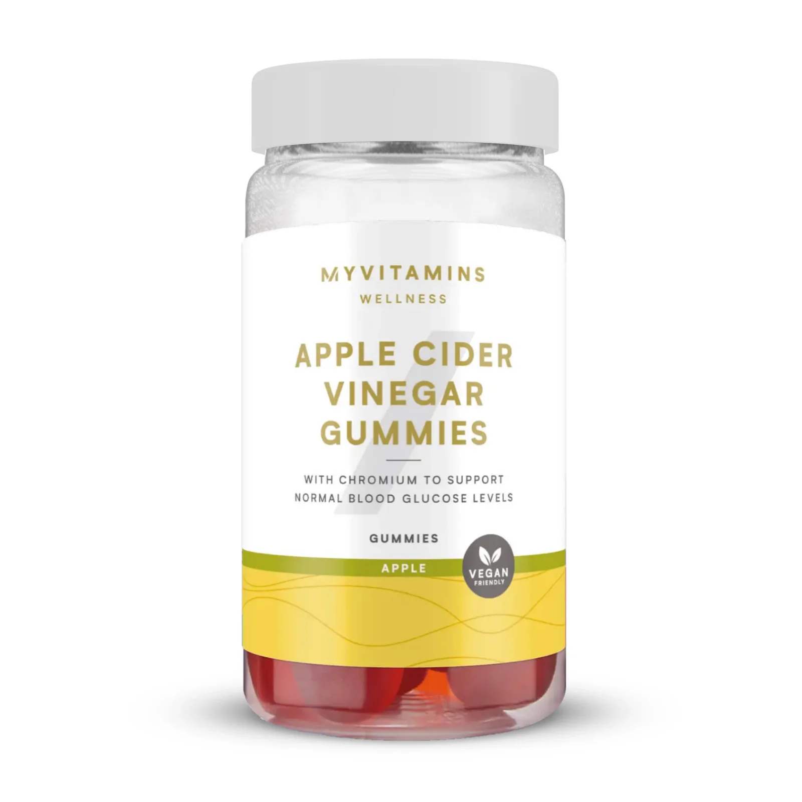 Gomas de Vinagre de Sidra - 60gummies - Maçã Imagem 1