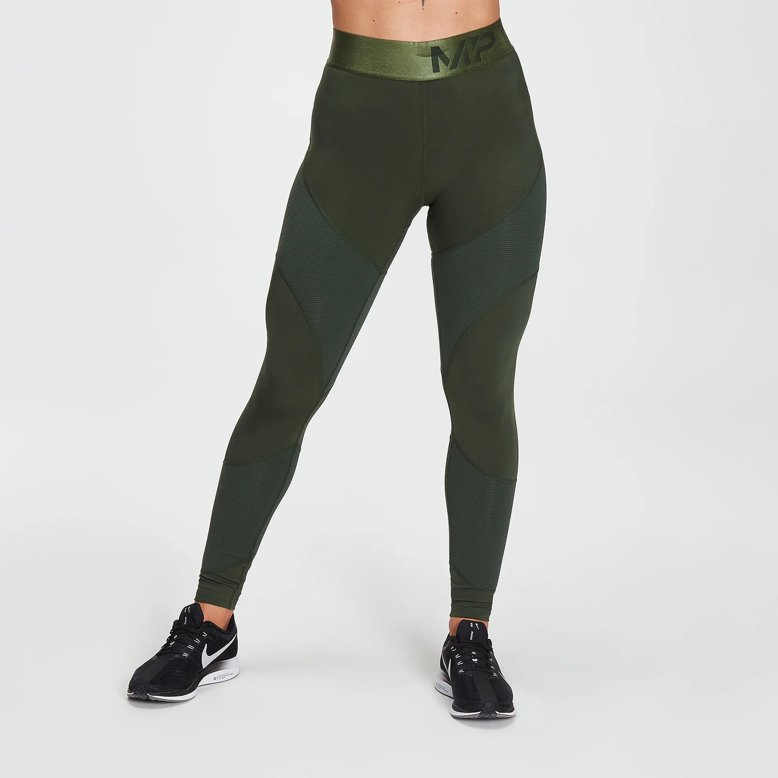 Leggings Texturizados da MP para Senhora - Verde Escuro - XXS Imagem 1