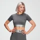 Top Curto Texturizado Adapt da MP para Senhora - Carbon