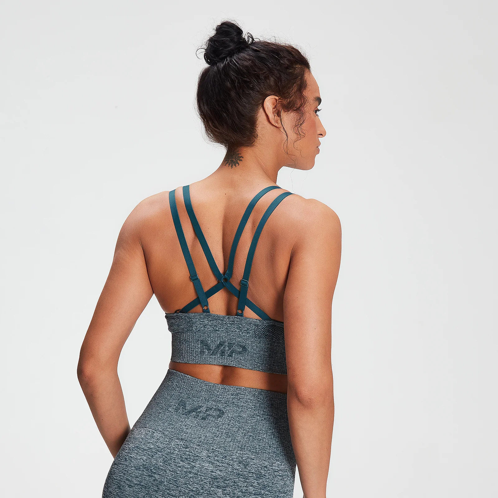 Soutien de Desporto Sem Costuras para Senhora da MP - Azul-Marinho - XXS Imagem 1