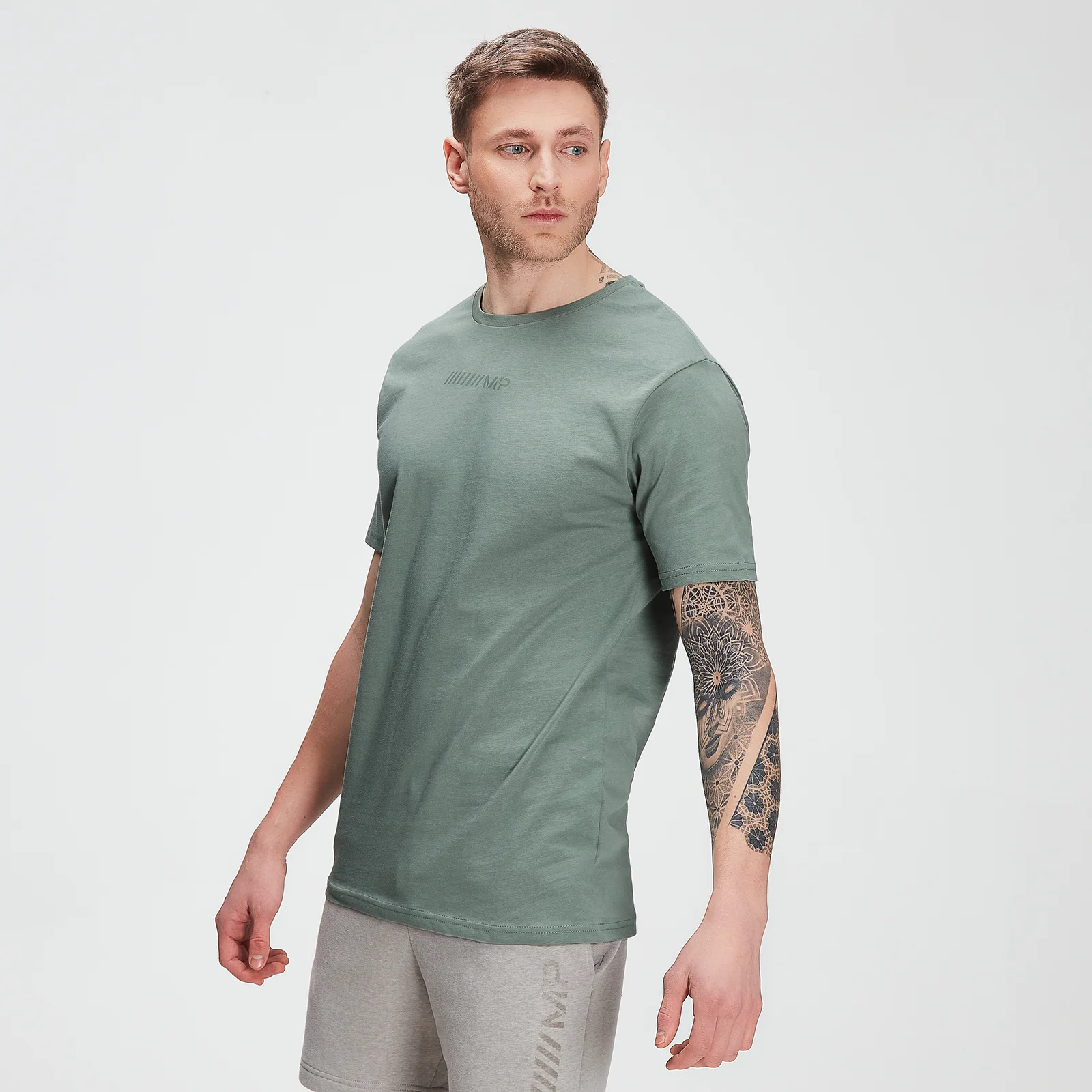 T-shirt de Manga Curta Tonal Graphic da MP para Homem – Washed Green - XXS Imagem 1