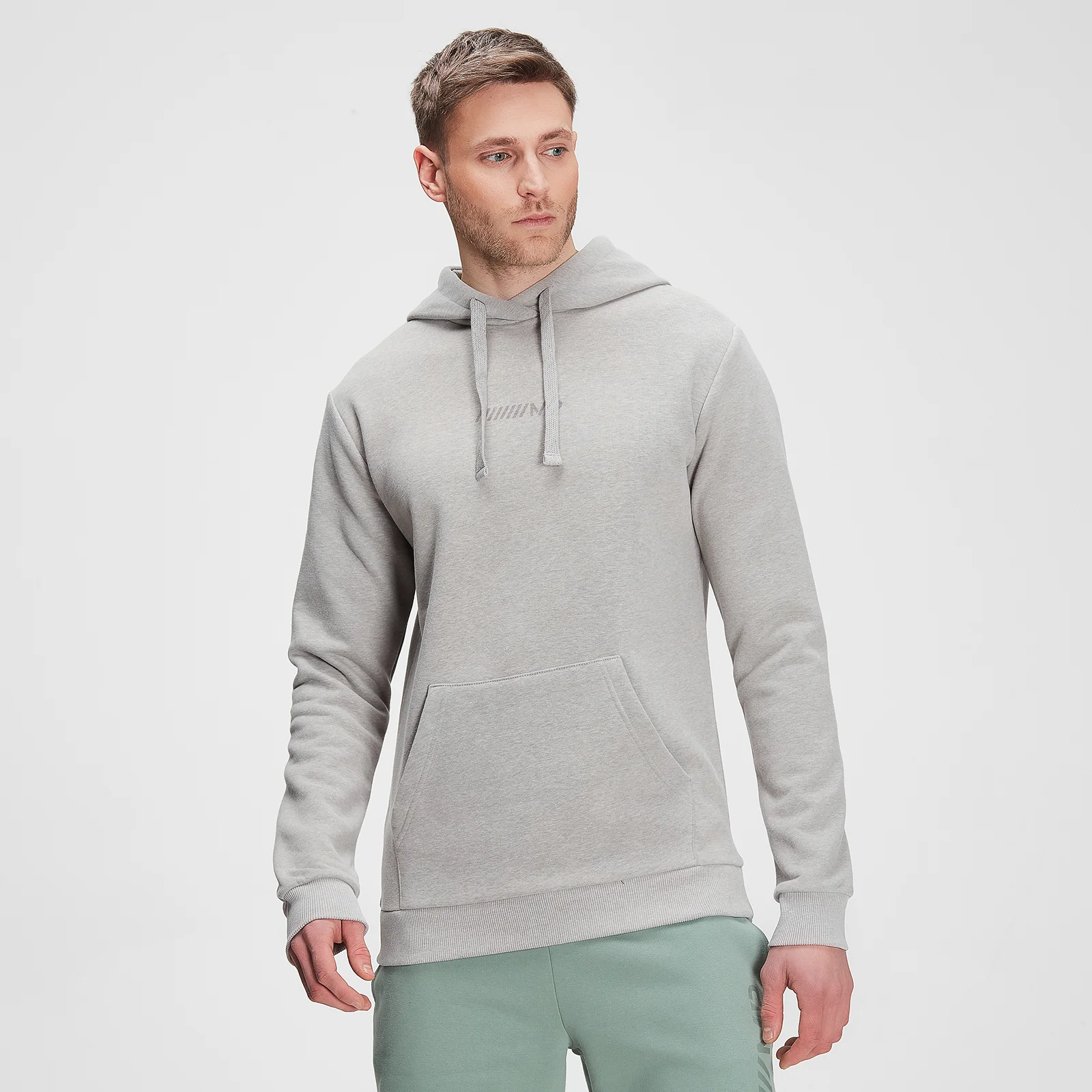 Camisola com Capuz Tonal Graphic da MP para Homem – Storm Grey Marl - XXS Imagem 1