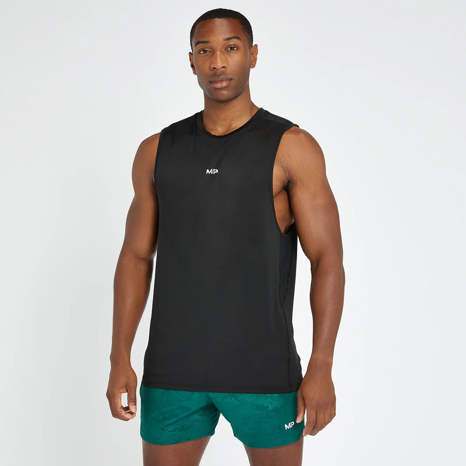 Camisola sem Mangas Engage da MP para Homem - Preto - XXS Imagem 1