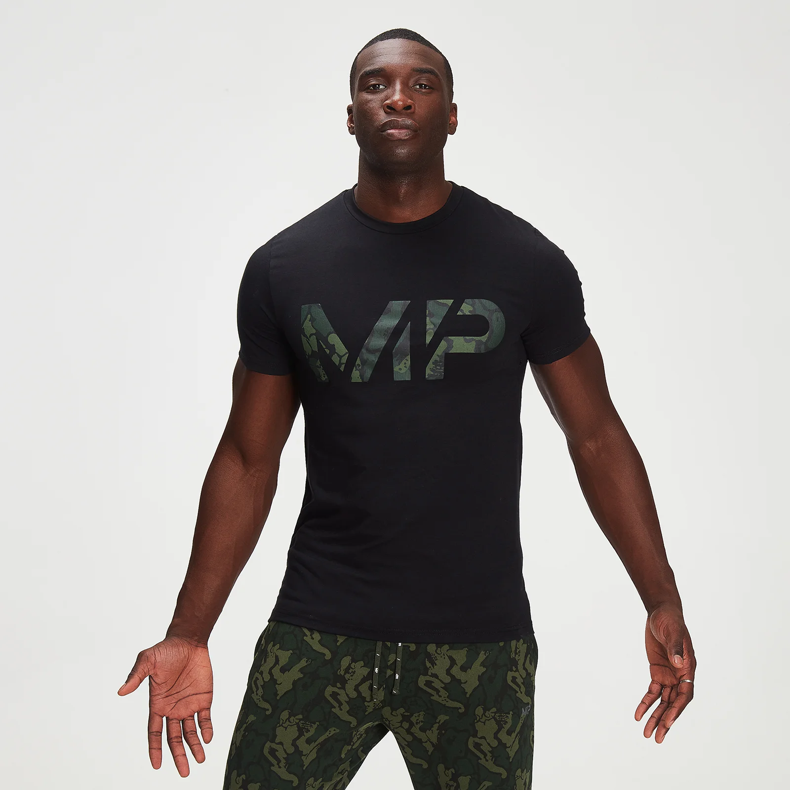 T-shirt Adapt drirelease® com Estampado Camuflado da MP para Homem - Preto - XXS Imagem 1