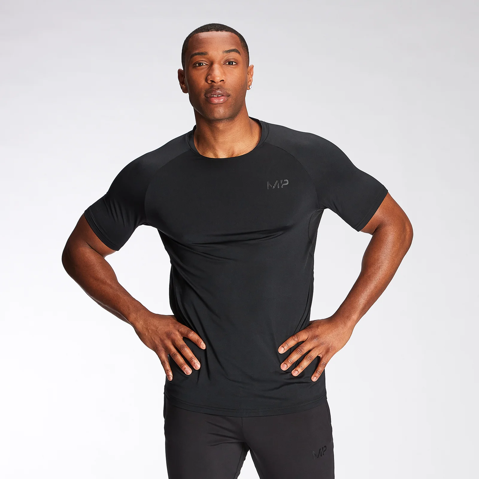 MP Men's Agility Short Sleeve T-Shirt - Black - XXS Imagem 1