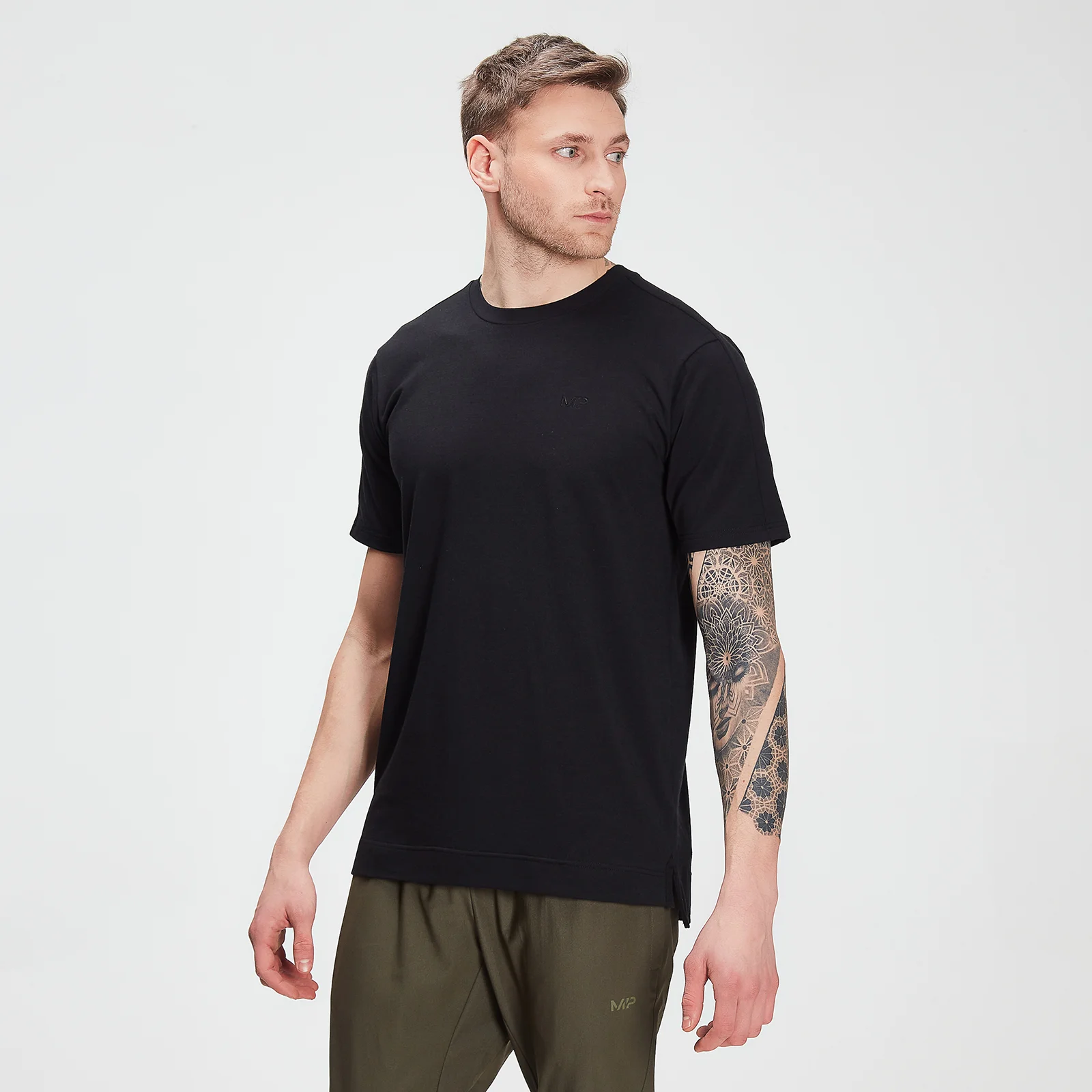 T-shirt de manga curta drirelease® para Homem da MP - Preto - XXS Imagem 1