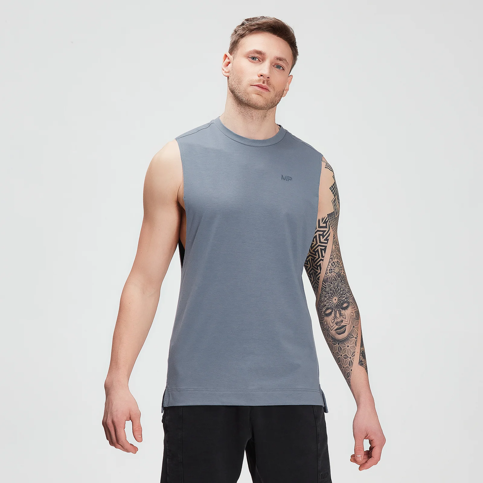 Tank Top de Cava Descaída drirelease® para Homem da MP - Galaxy - XXS Imagem 1