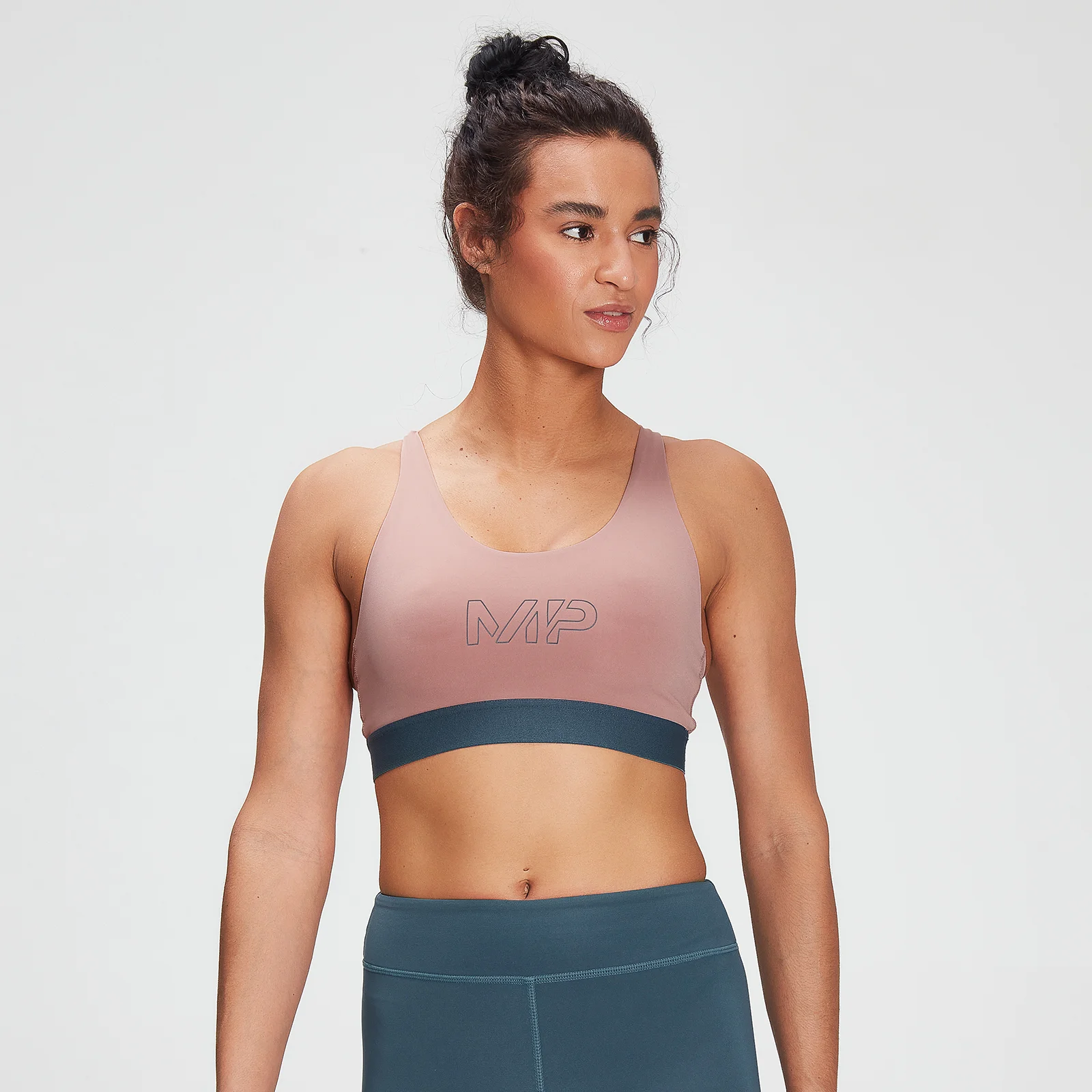 Soutien de Desporto Branded Training da MP para Senhora - Washed Pink - XXS Imagem 1