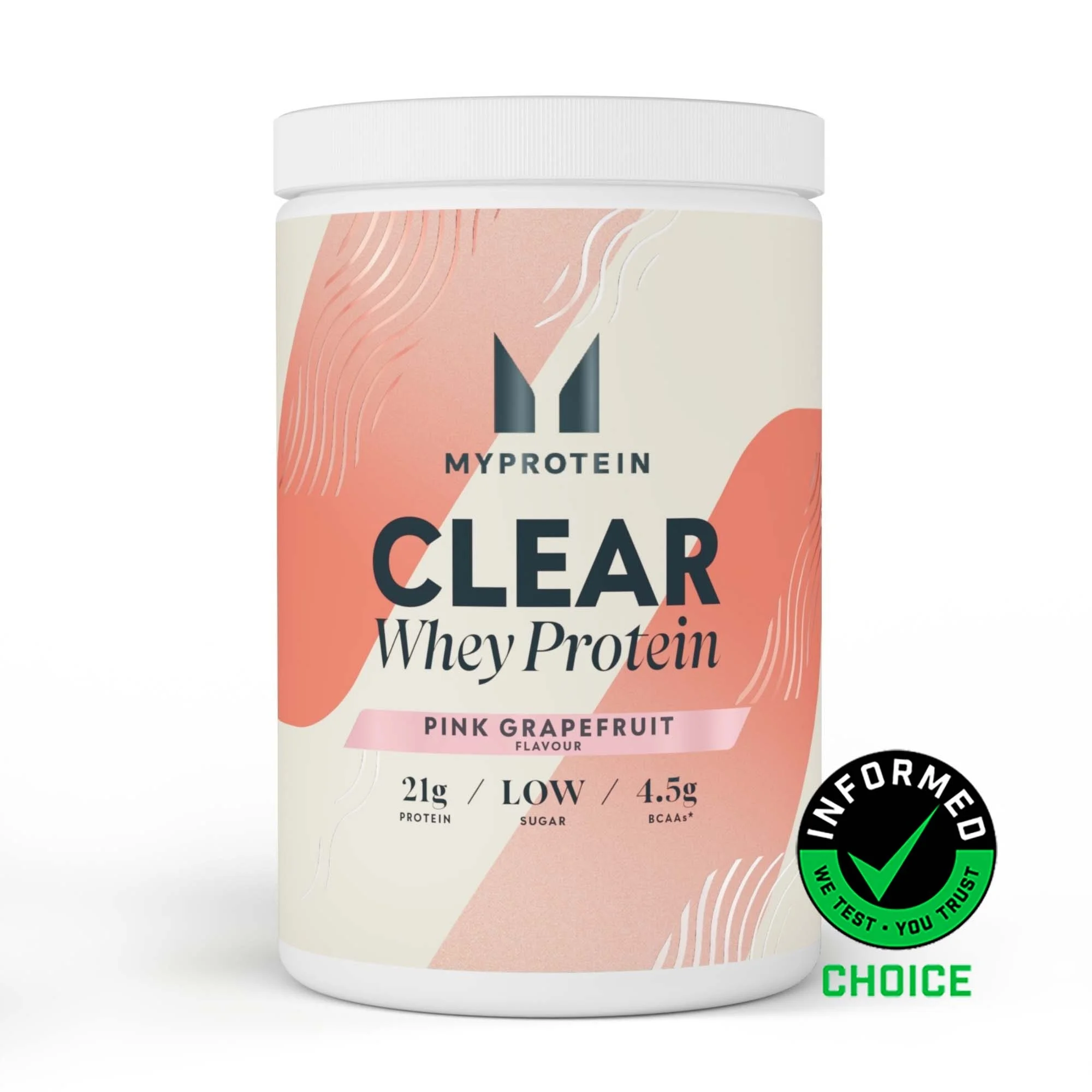 Clear Whey Isolate - 500g - 20servings - Toranja Cor de Rosa Imagem 1