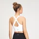 Soutien de Desporto com Costas Cruzadas Sem Costuras Shape Seamless para Senhora da MP - Branco