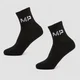 Meias de Cano Médio Essentials para Senhora da MP (2 pares) - Preto