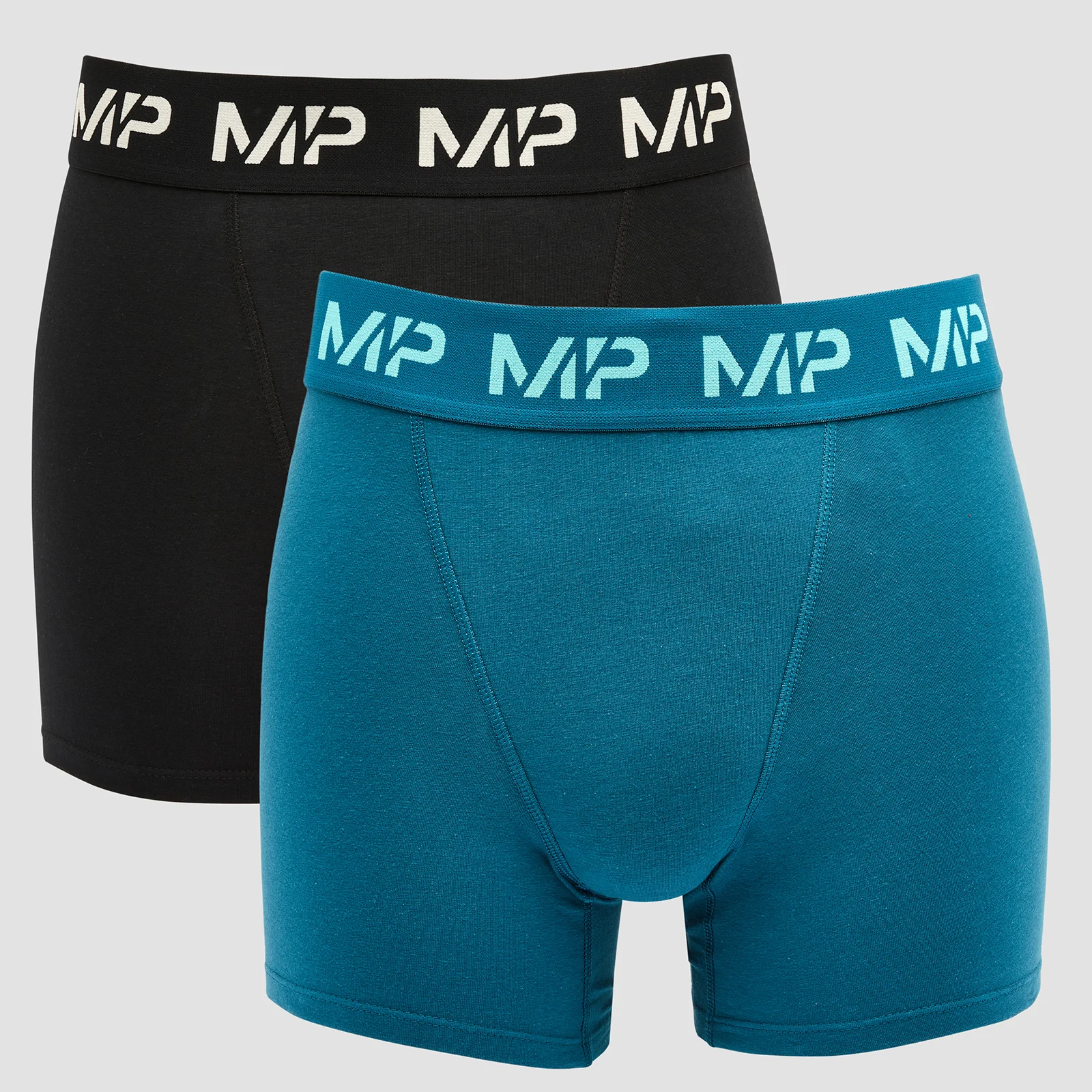 Boxers Impact Essentials de Edição Limitada para Homem da MP (2 un.) - Preto/Turquesa - XXS Imagem 1