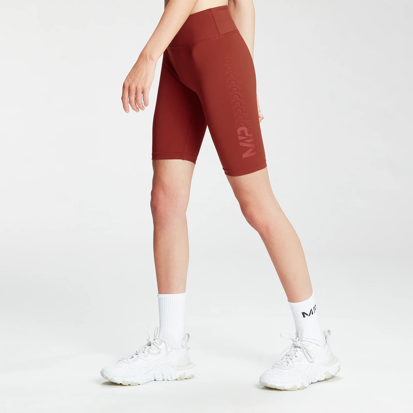 Calções de Ciclismo Fade Graphic Training para Senhora da MP - Burnt Red - XXS Imagem 1
