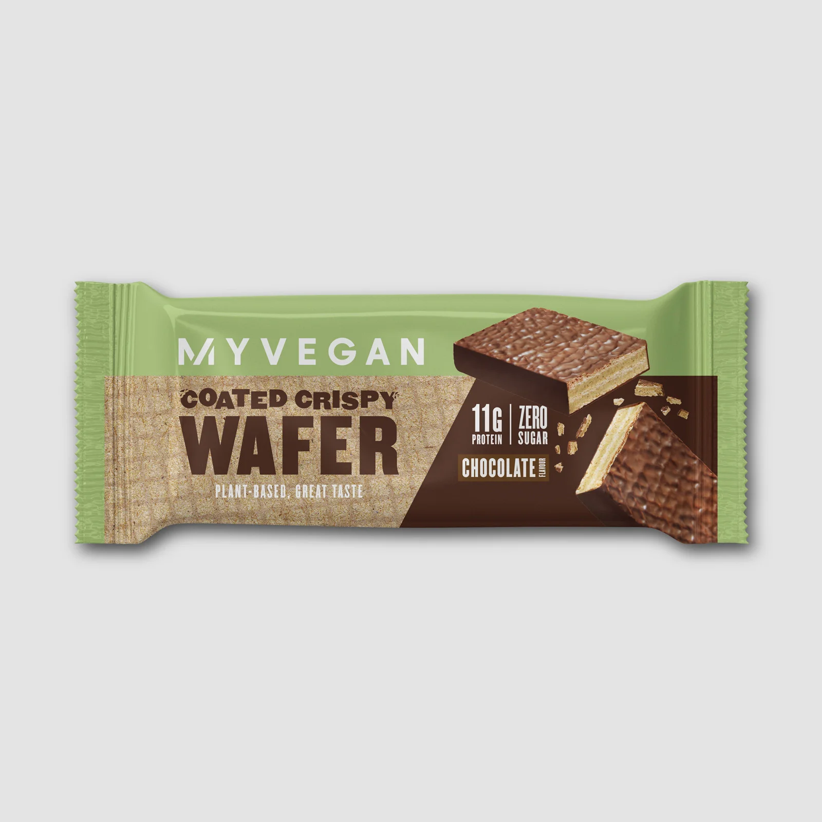 Wafer Vegano Crocante com Cobertura - Chocolate Imagem 1