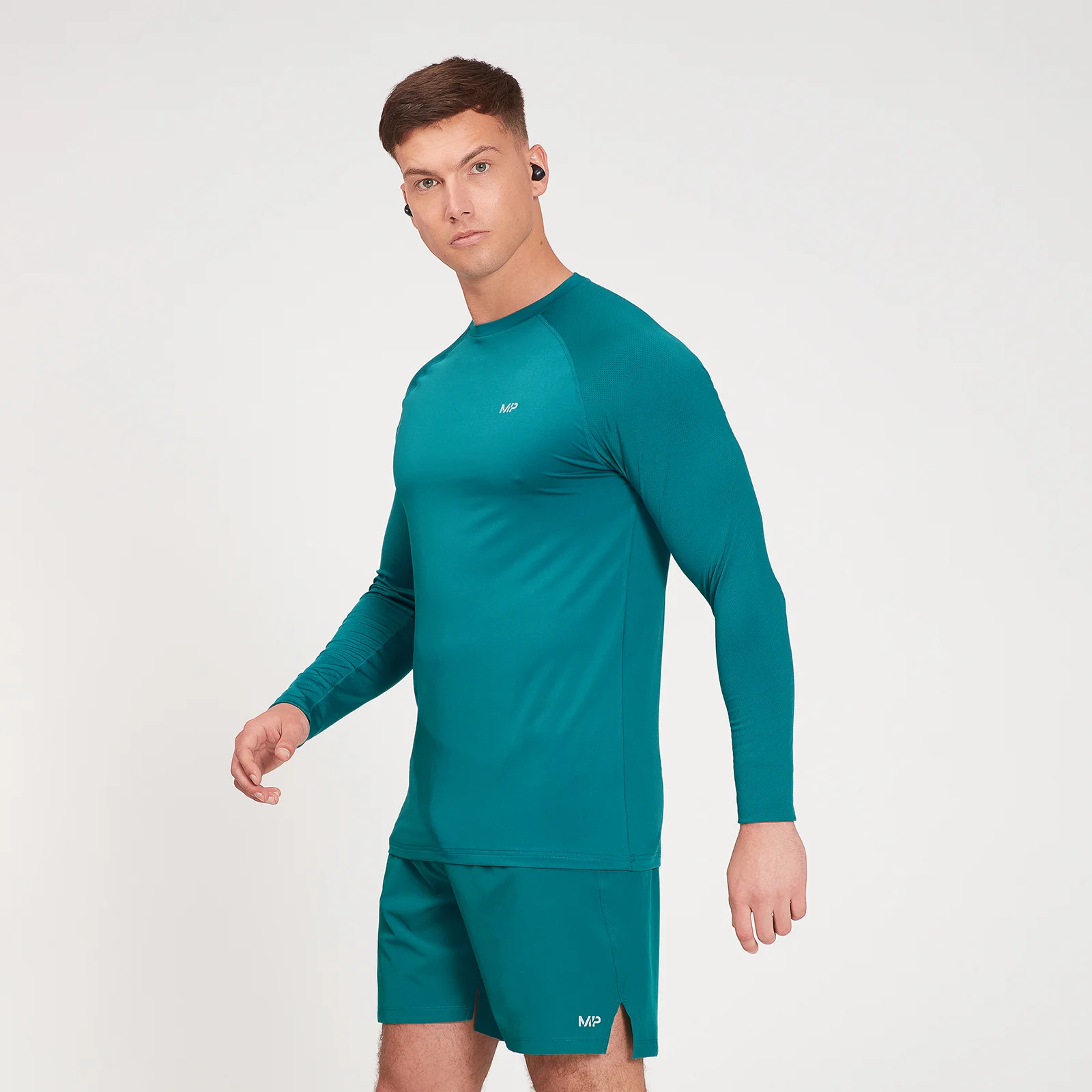 MP Men's Velocity Long Sleeve Top - Teal - XXS Imagem 1