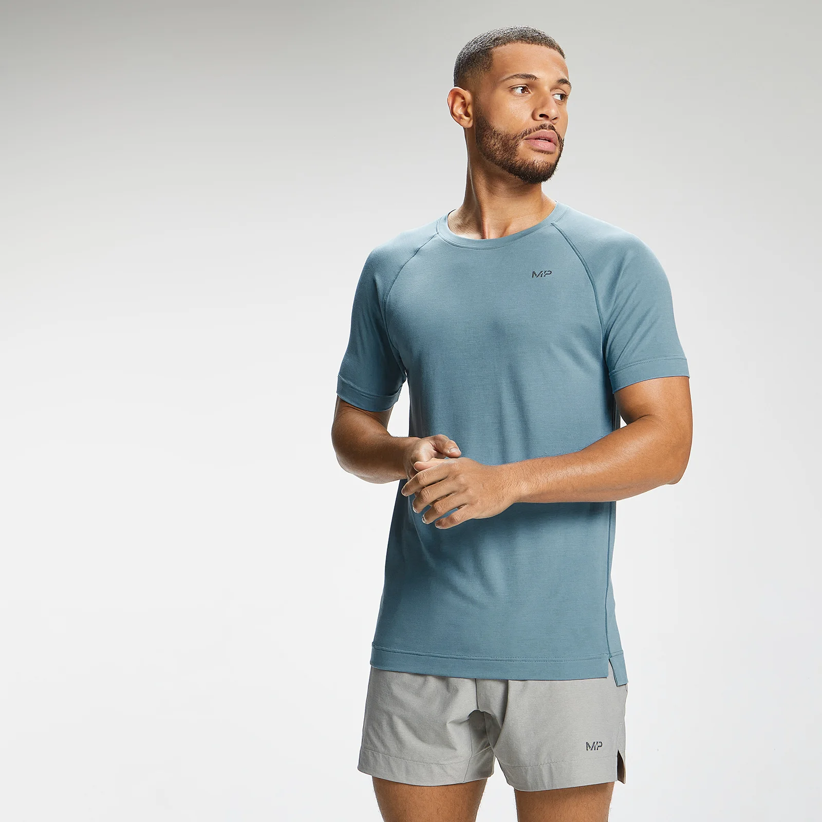 MP Men's Composure Short Sleeve T-Shirt - Storm Blue - XXS Imagem 1