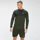 Camisola de Manga Comprida sem Costuras Essentials para Homem da MP - Folha de Videira Marl