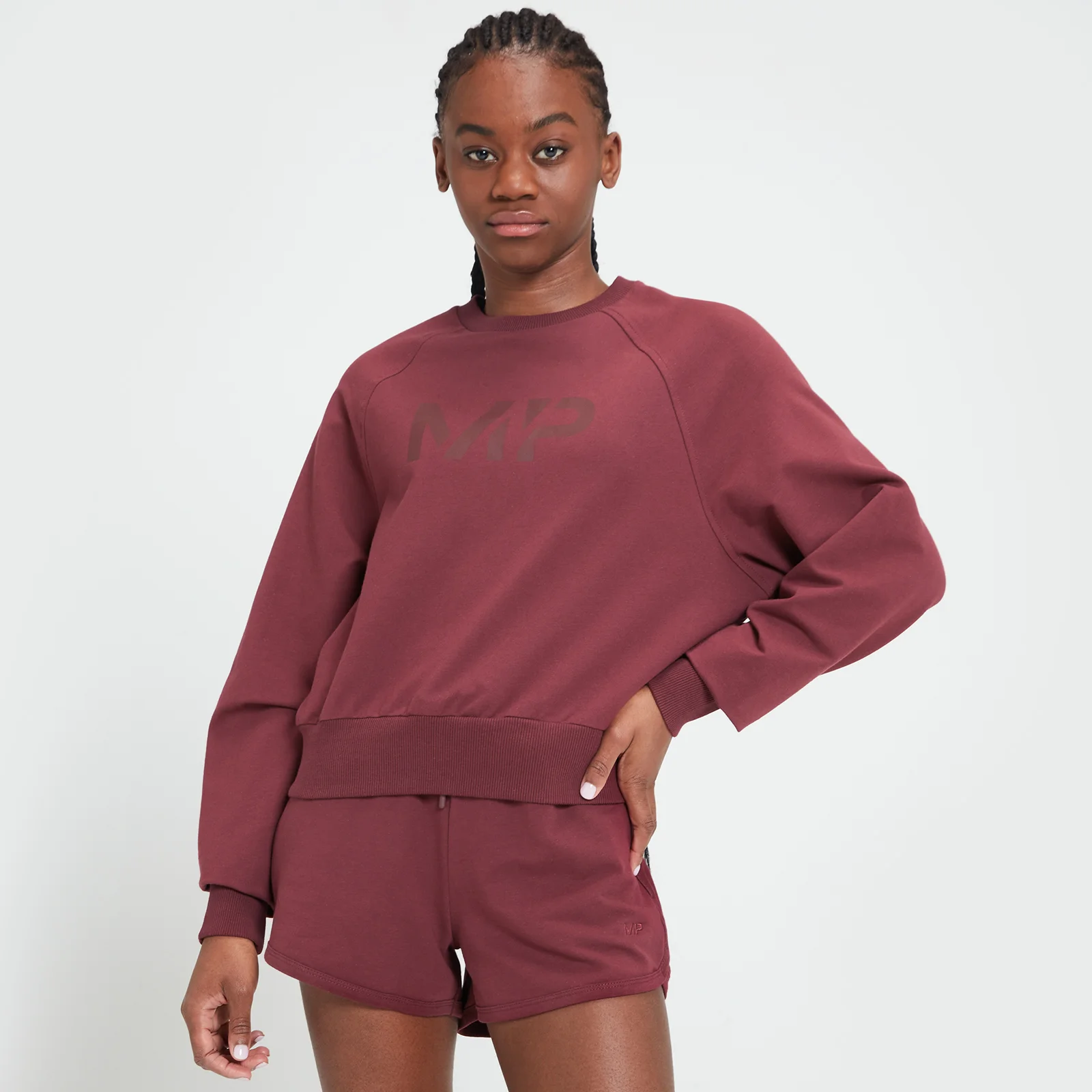 Sweatshirt Adapt para Senhora da MP - Merlot - XXS Imagem 1