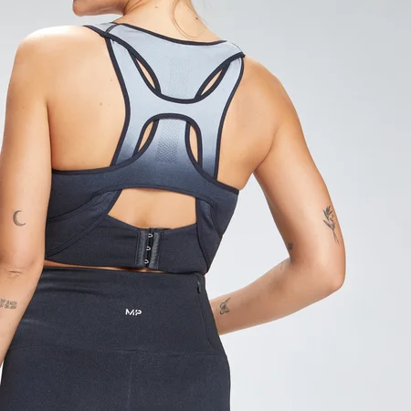 Soutien de Desporto Sem Costuras Velocity para Senhora da MP - Preto