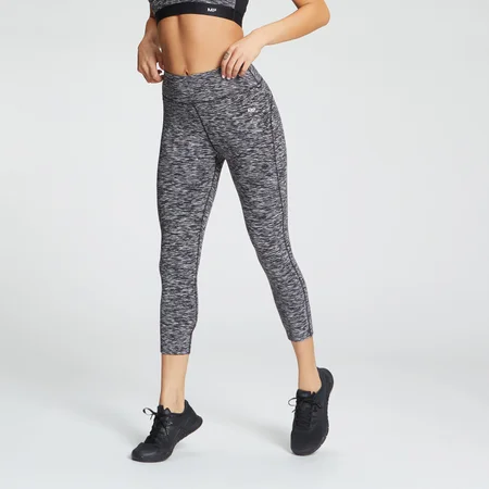Leggings 3/4 Power para Senhora da MP - Black Space Dye