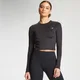 Crop Top de Manga Comprida em Malha Dry-Tech Essentials Training para Senhora da MP - Lagoa