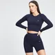 Camisola de Manga Comprida Sem Costuras Shape para Senhora da MP - Lagoa