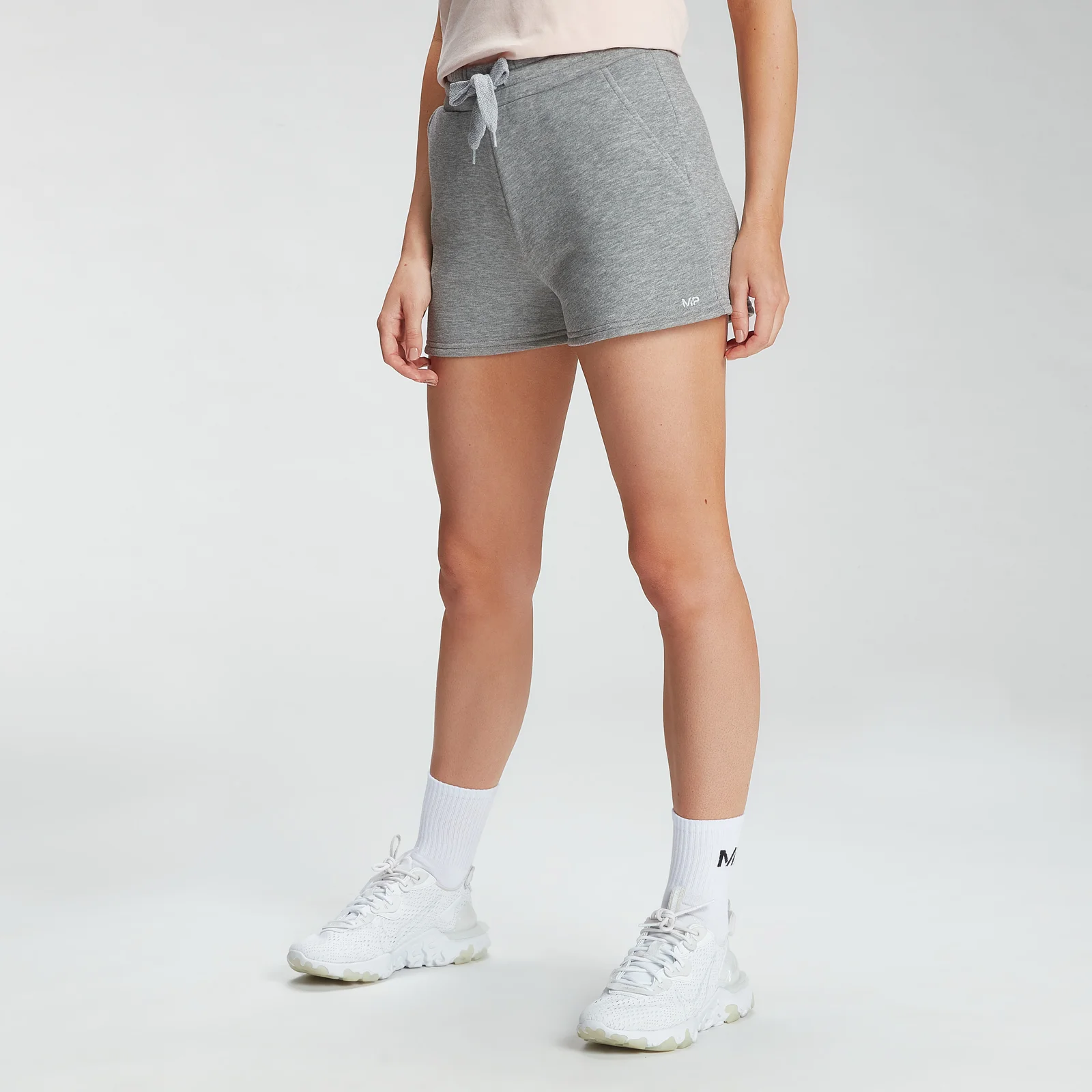 Calções Casuais Essentials para Senhora da MP - Cinza Marl - XXS Imagem 1