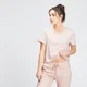 T-shirt Cropped Essentials para Senhora da MP - Rosa Claro