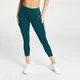 Leggings 3/4 Power para Senhora da MP - Turquesa Escuro