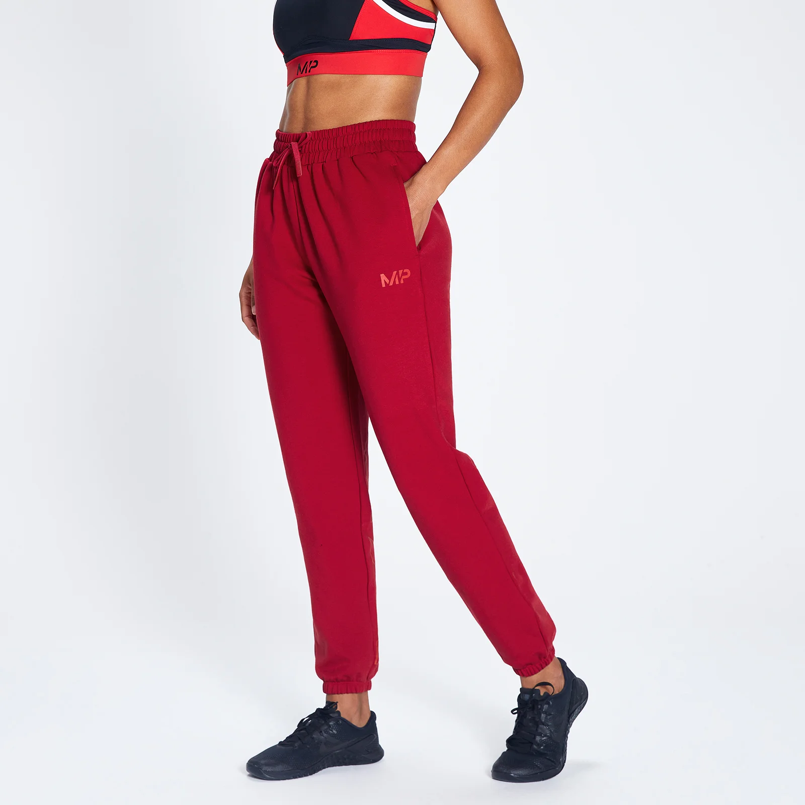 MP Women's Engage Bold Graphic Joggers - Wine/Black - XXS Imagem 1