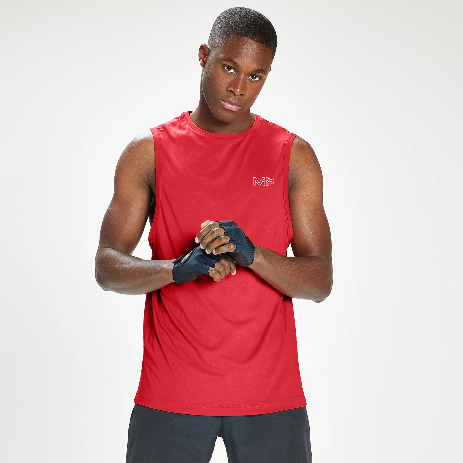 Camisola sem Mangas de Treino Infinity Mark Graphic da MP para Homem - Danger - XXS Imagem 1