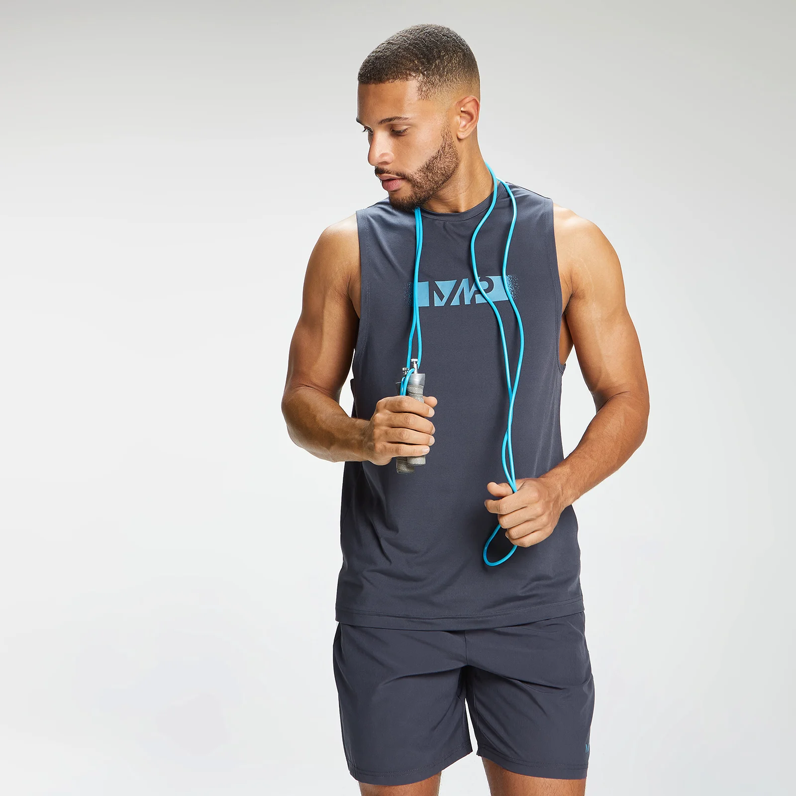 Tank Top Graffiti Graphic Training para Homem da MP - Grafite - XXS Imagem 1