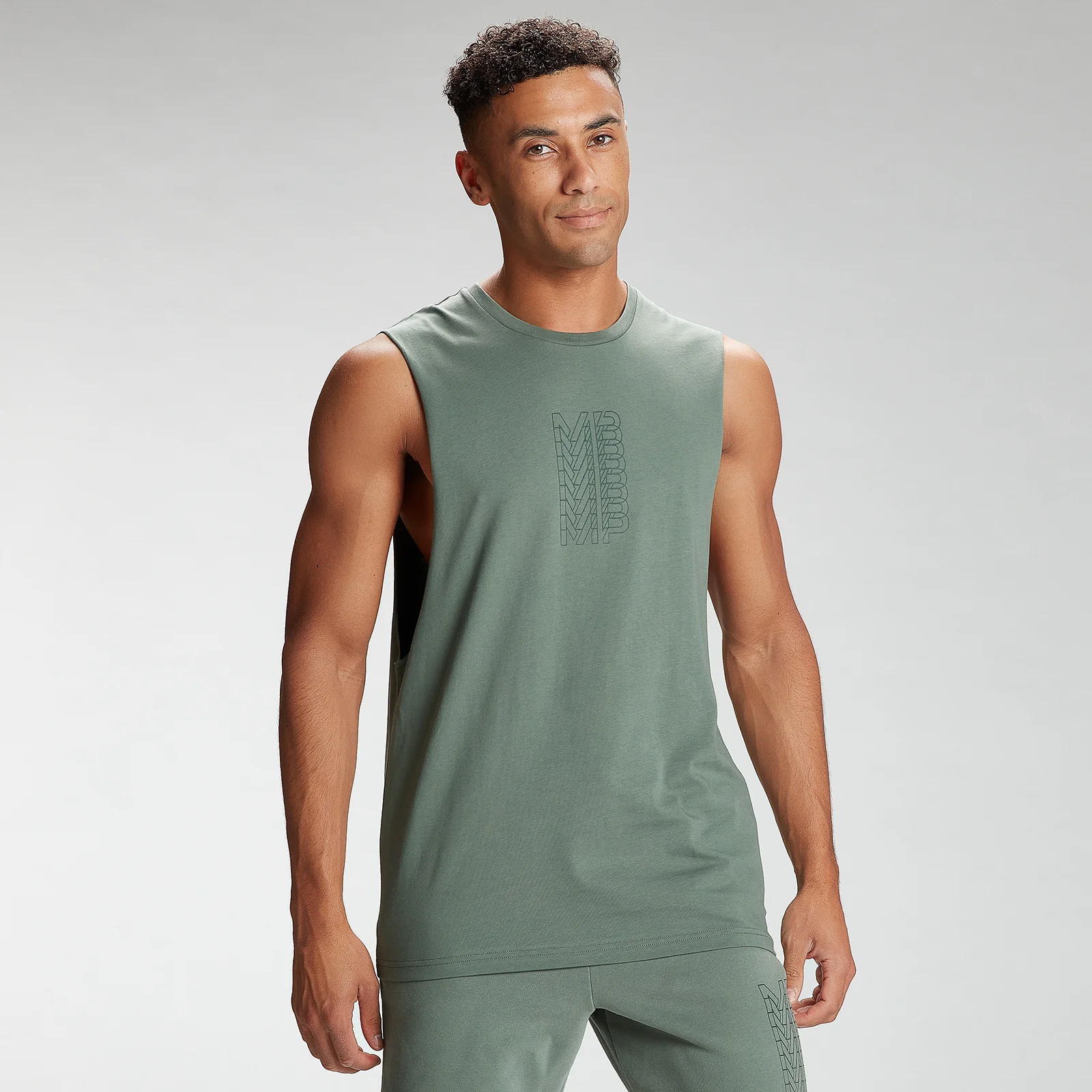 MP Men's Repeat MP Graphic Tank Top - Cactus - XXS Imagem 1