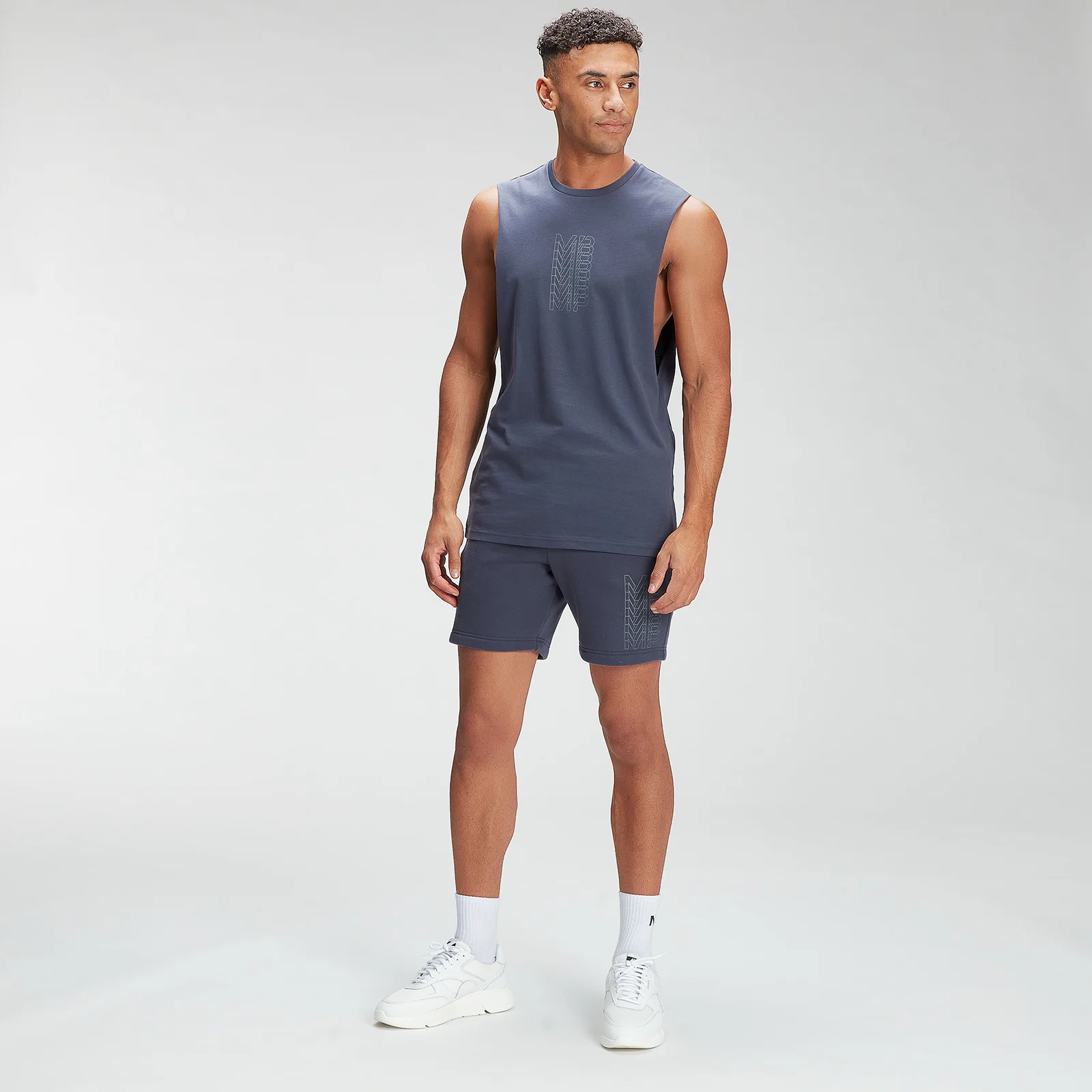 MP Men's Repeat MP Graphic Shorts - Graphite - XXS Imagem 1