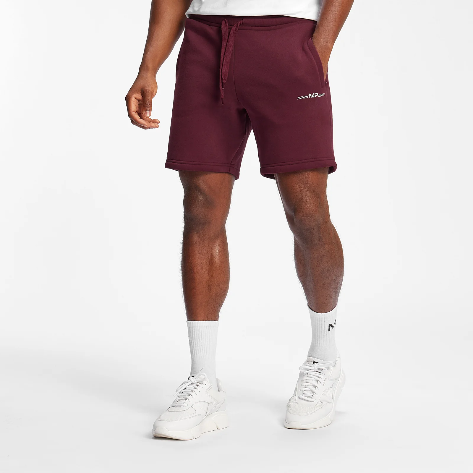 MP Men's Mini Mark Graphic Shorts - Merlot - XXS Imagem 1