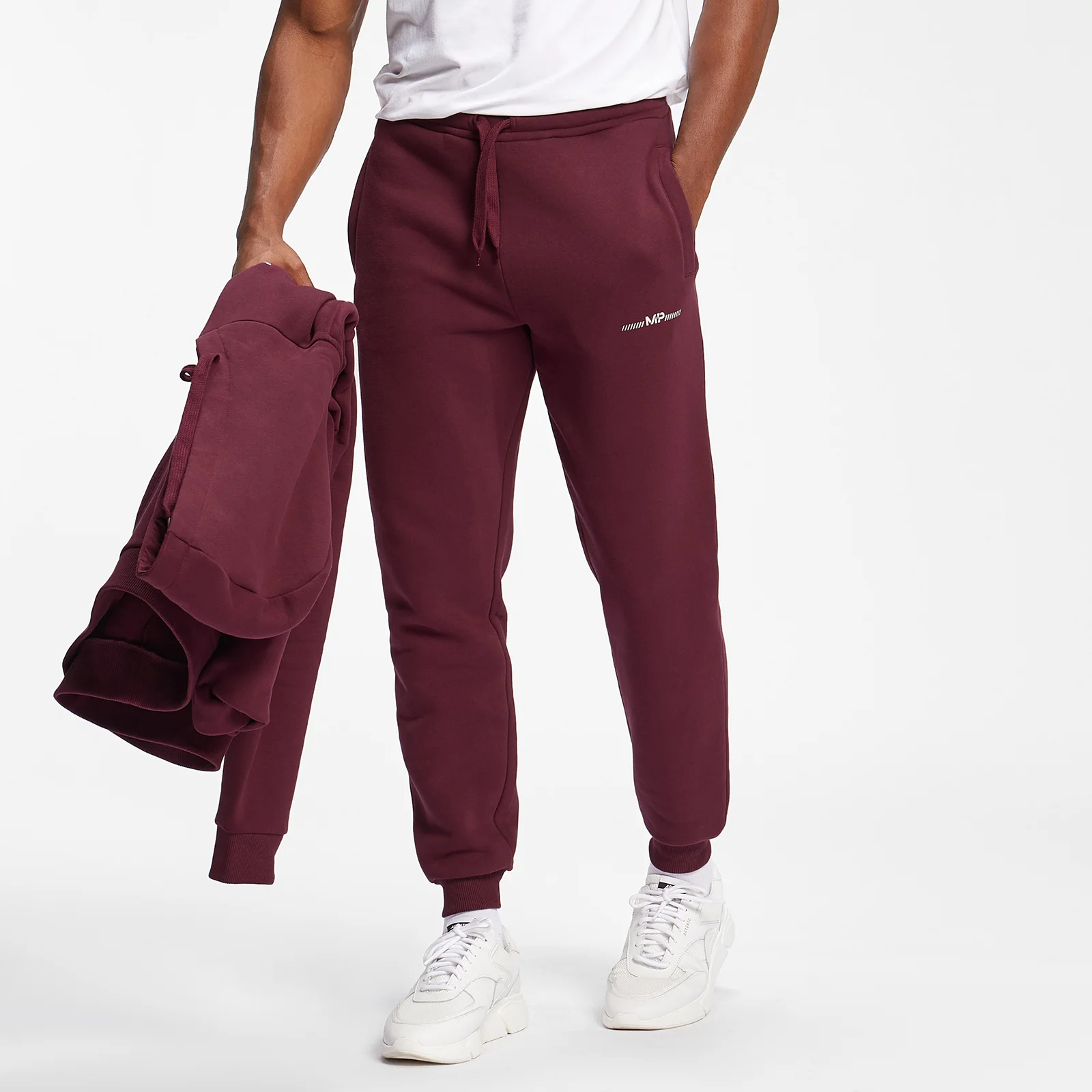 MP Men's Mini Mark Graphic Joggers - Merlot - XXS Imagem 1