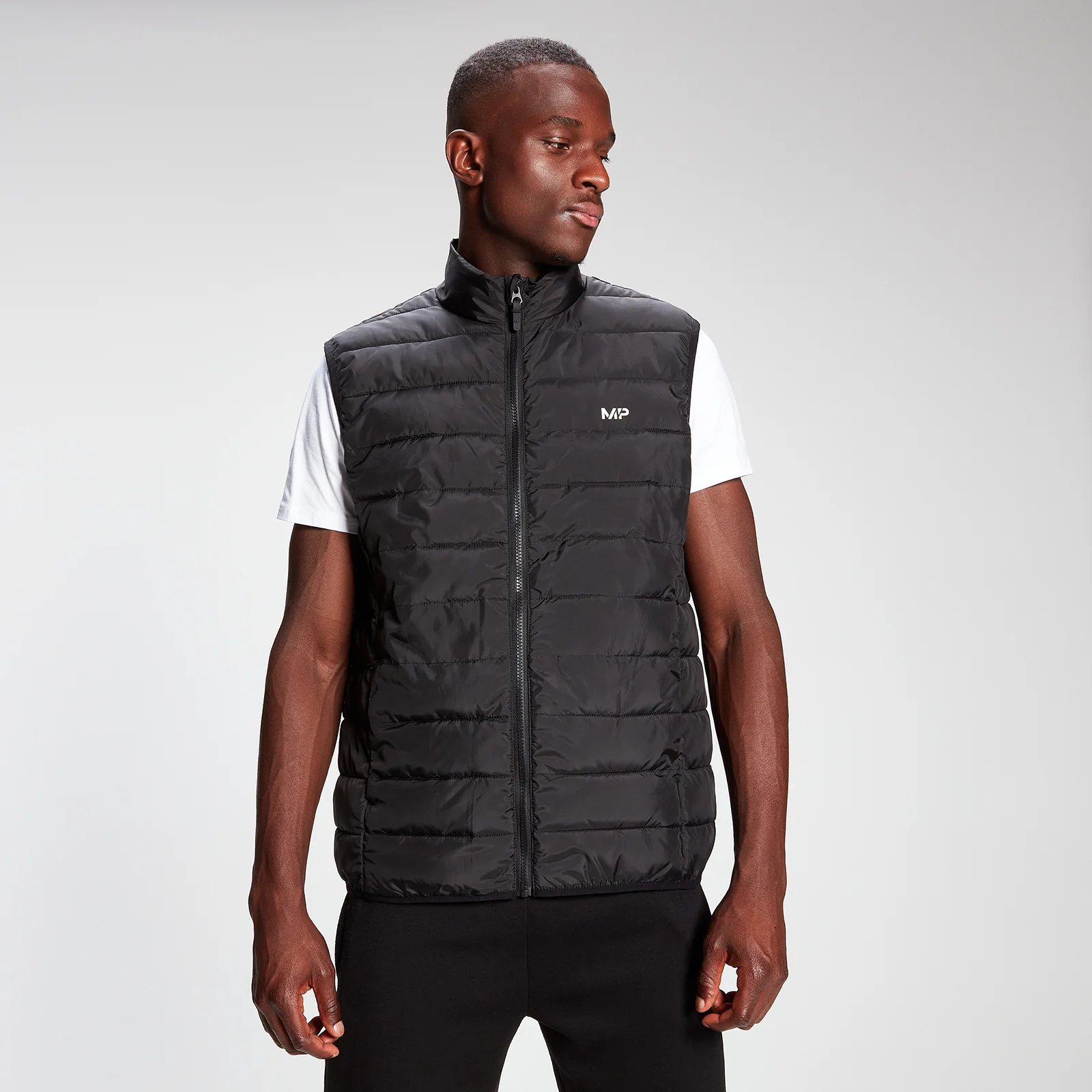 MP Men's Lightweight Gilet - Black - XXS Imagem 1