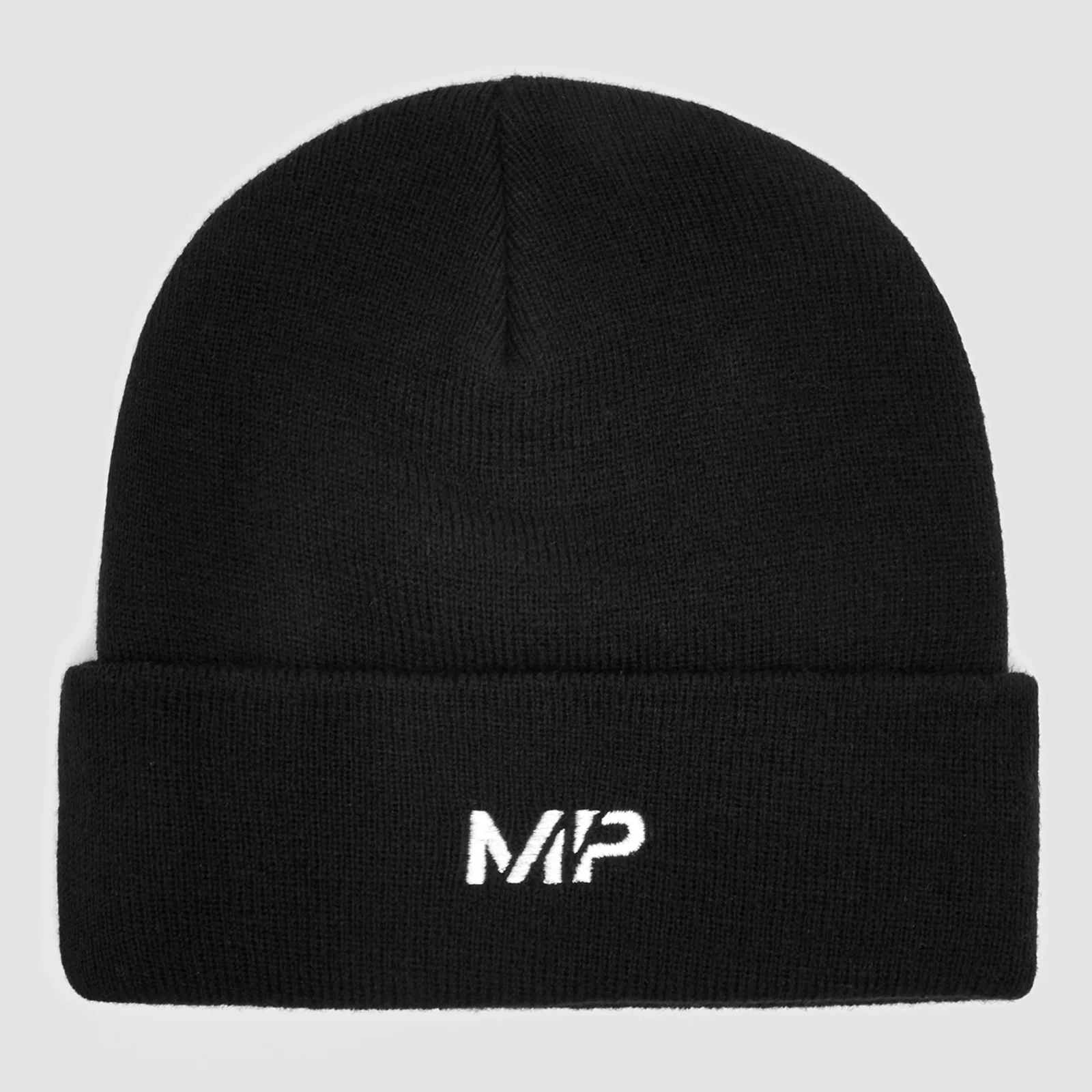 MP Embroidered Logo Beanie Hat - Black/White Imagem 1