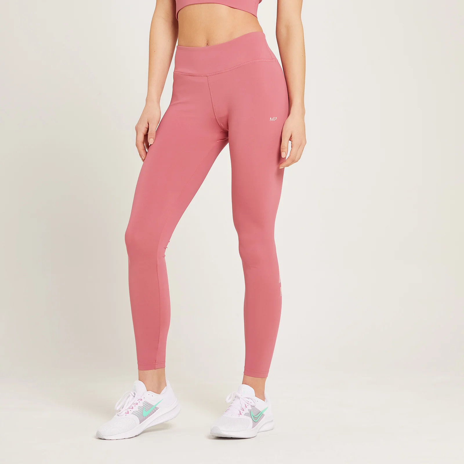Leggings de Treino Linear Mark da MP para Senhora - Frosted Berry - XS Imagem 1