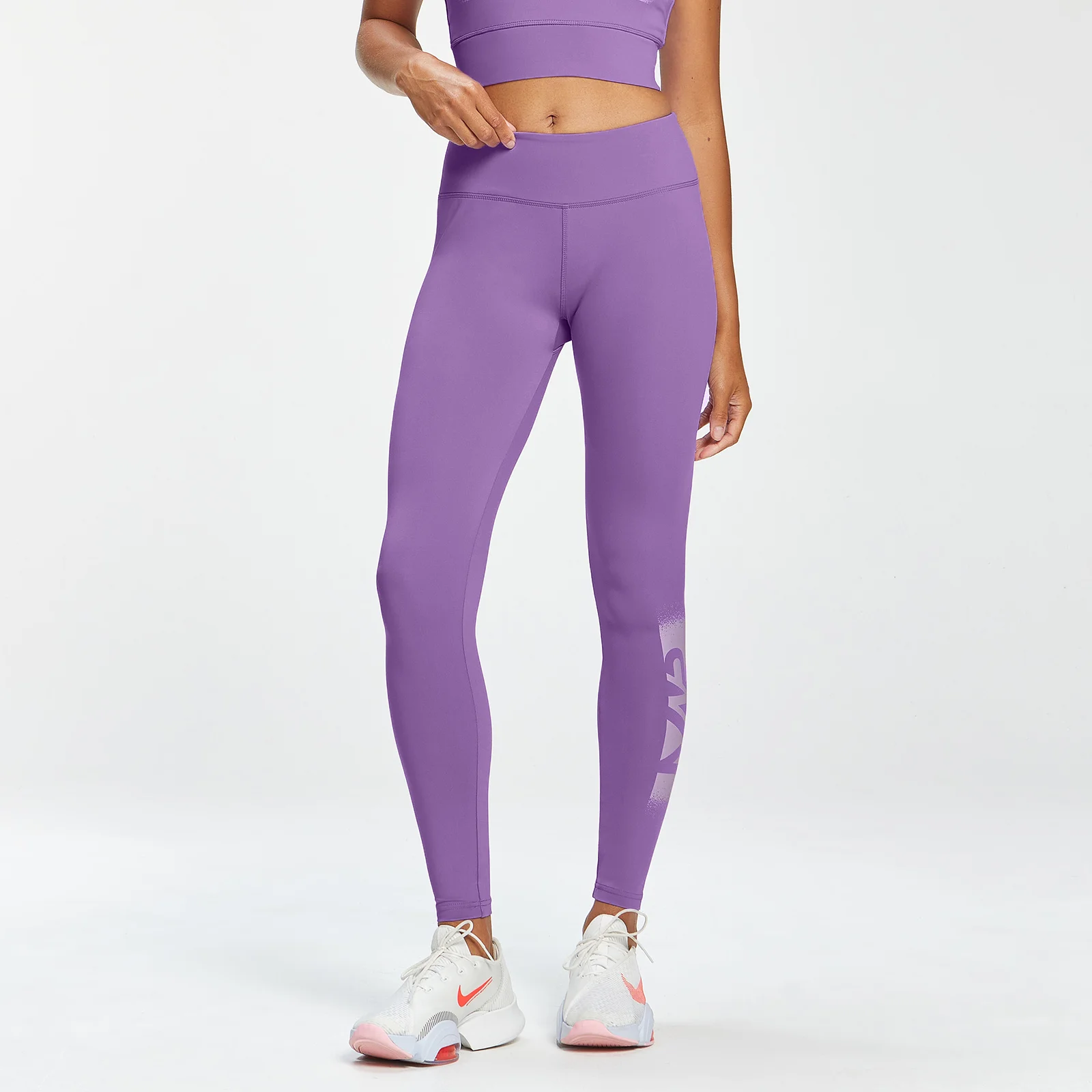 Leggings de Treino Graffiti Graphic para Senhora da MP - Deep Lilac - XXS Imagem 1