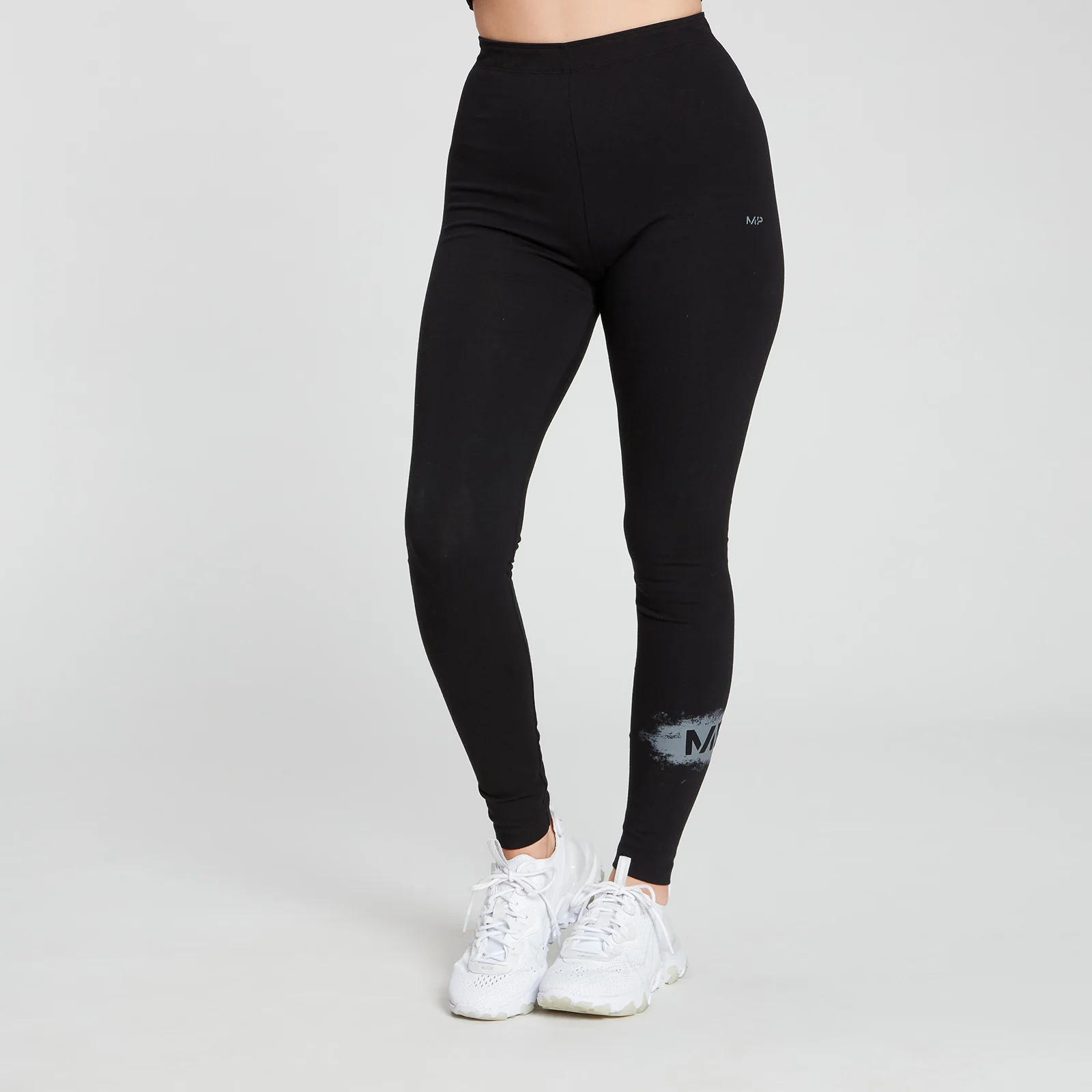 MP Women's Chalk Graphic Leggings - Black - XXS Imagem 1